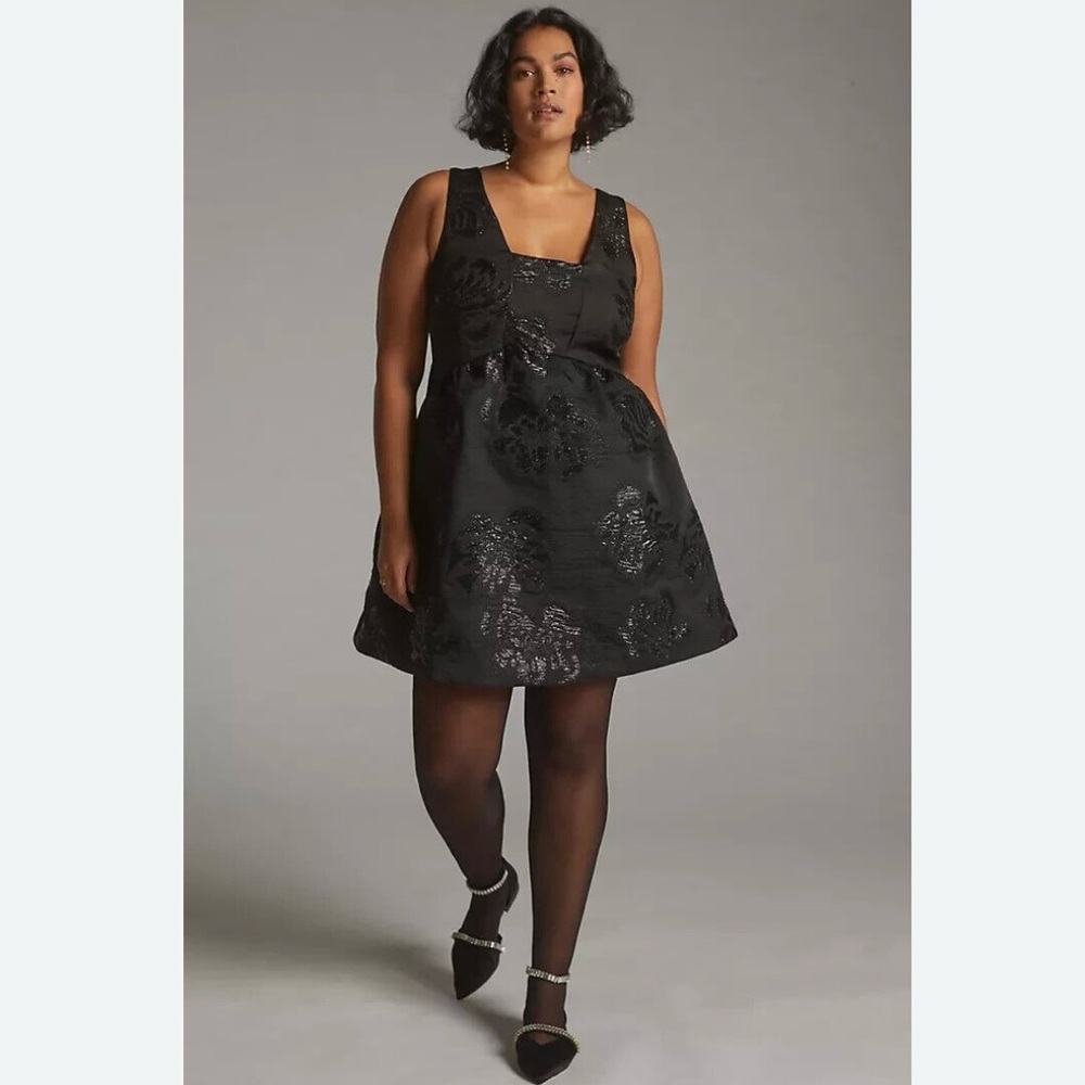 Anthropologie Maeve Jacquard Mini Dress